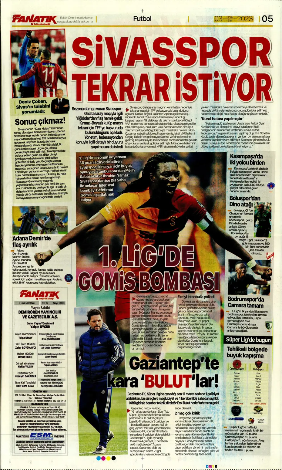 Sporun manşetleri (3 Ocak 2023) - 7