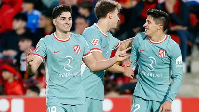 Atletico Madrid'e galibiyeti Julian Alvarez getirdi: Deplasmanda 3 puan