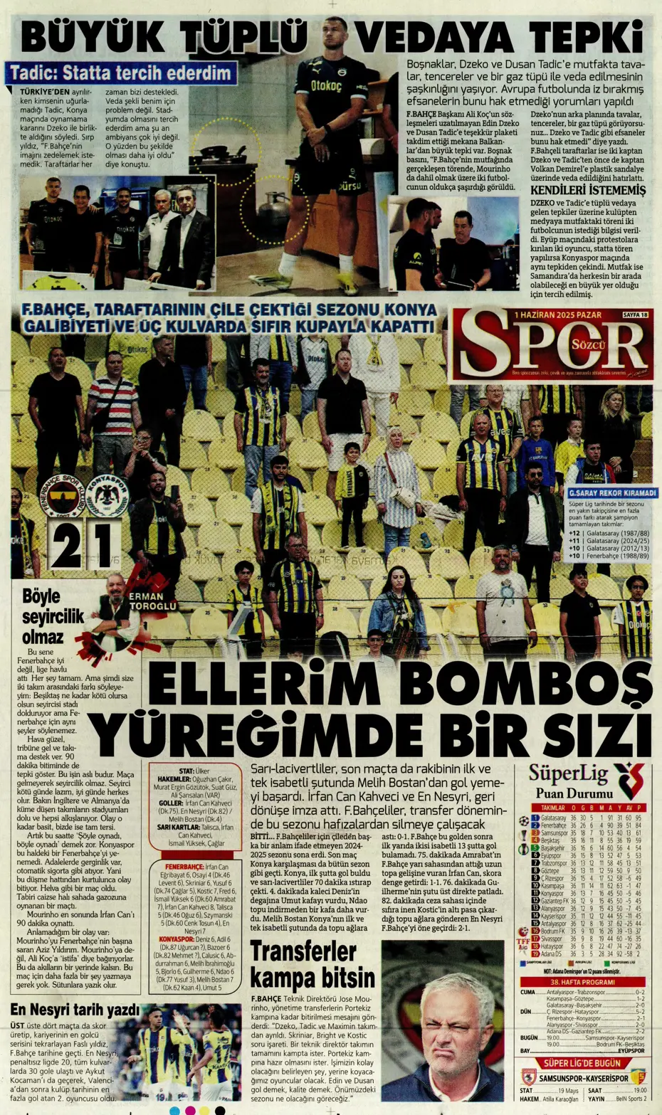 "Galatasaray'dan Lewandowski bombası" | Sporun manşetleri - 34