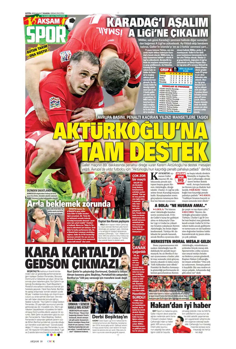 "Talisca olmazsa B planında 2 yıldız var" | Sporun manşetleri - 6