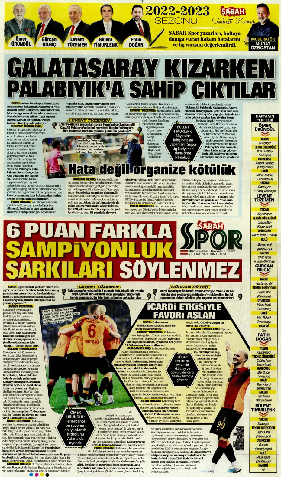 Sporun Manşetleri (4 Şubat 2023) - 29