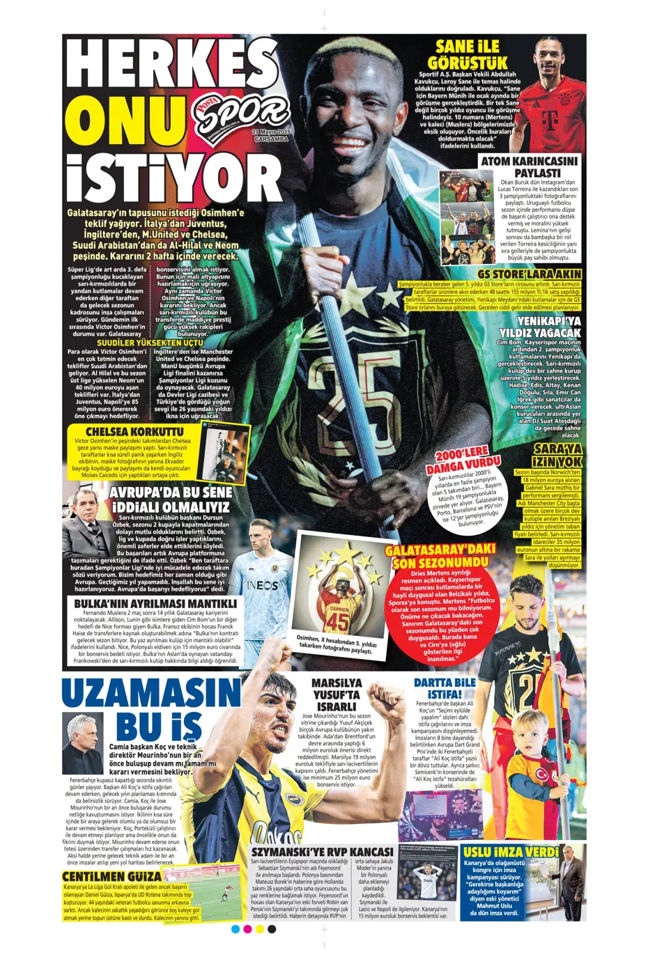 "İşte Sane teklifi" | Sporun manşetleri - 18