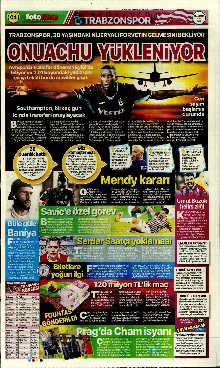 "Şok eden Ferdi Kadıoğlu gerçeği" | Sporun manşetleri - 14 "Şok eden Ferdi Kadıoğlu gerçeği" | Sporun manşetleri - 14