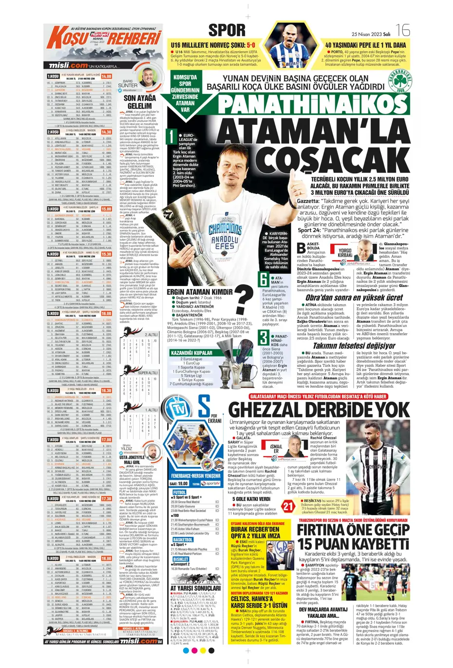 "Fenerbahçe fırsat tepti" | Sporun Manşetleri - 17 "Fenerbahçe fırsat tepti" | Sporun Manşetleri - 17