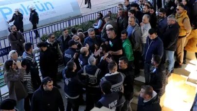 Maç oynanırken protokol tribününde ortalık karıştı: Polis müdahale etti