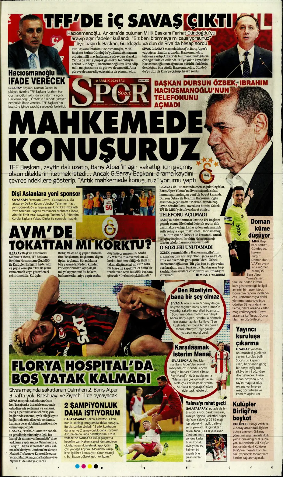 "Orban'ı Osimhen getiriyor" | Sporun manşetleri - 20