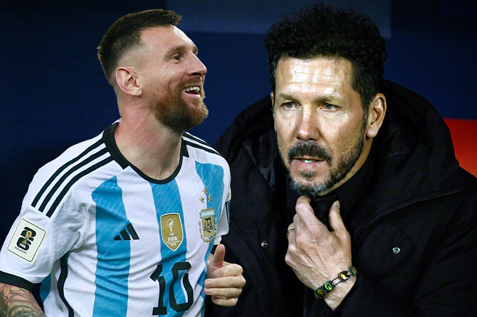 Diego Simeone oyuncuları korkmasın diye Messi'ye lakap takmış