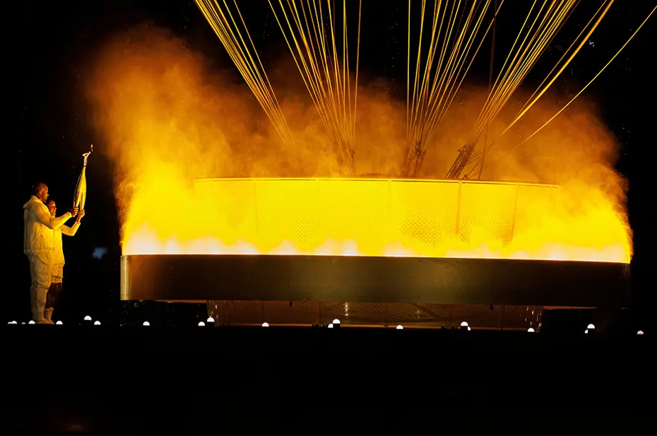 2024 Paris Olimpiyatları: Açılış töreninden kareler - 37