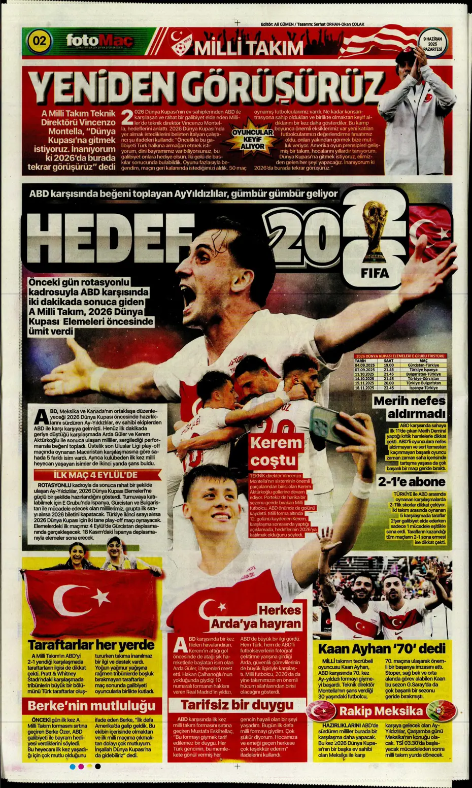 "Hakim Ziyech geri dönüyor" | Sporun manşetleri - 10