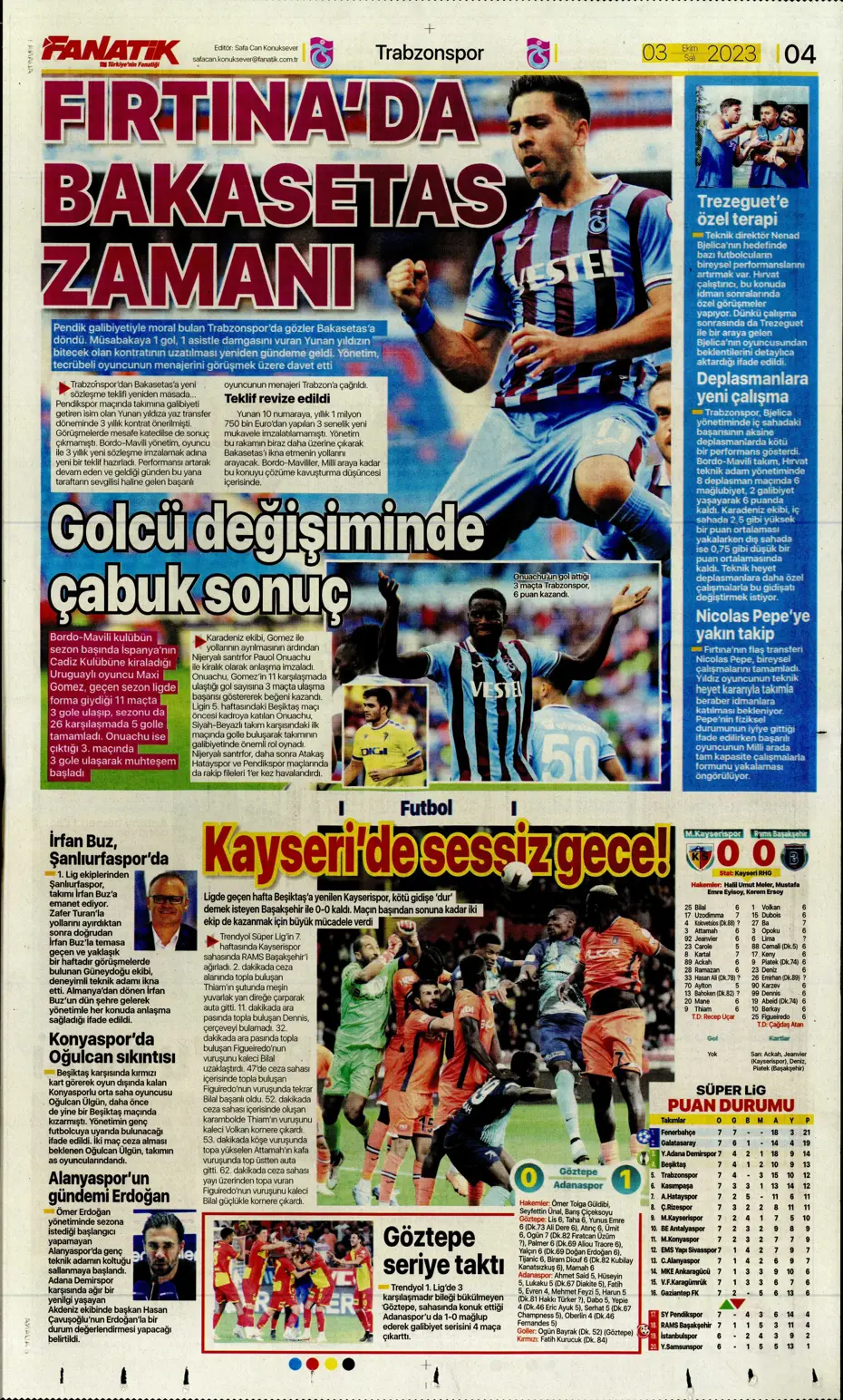 "İşte Okan Buruk'un imha planı" | Sporun manşetleri (3 Ekim 2023) - 7
