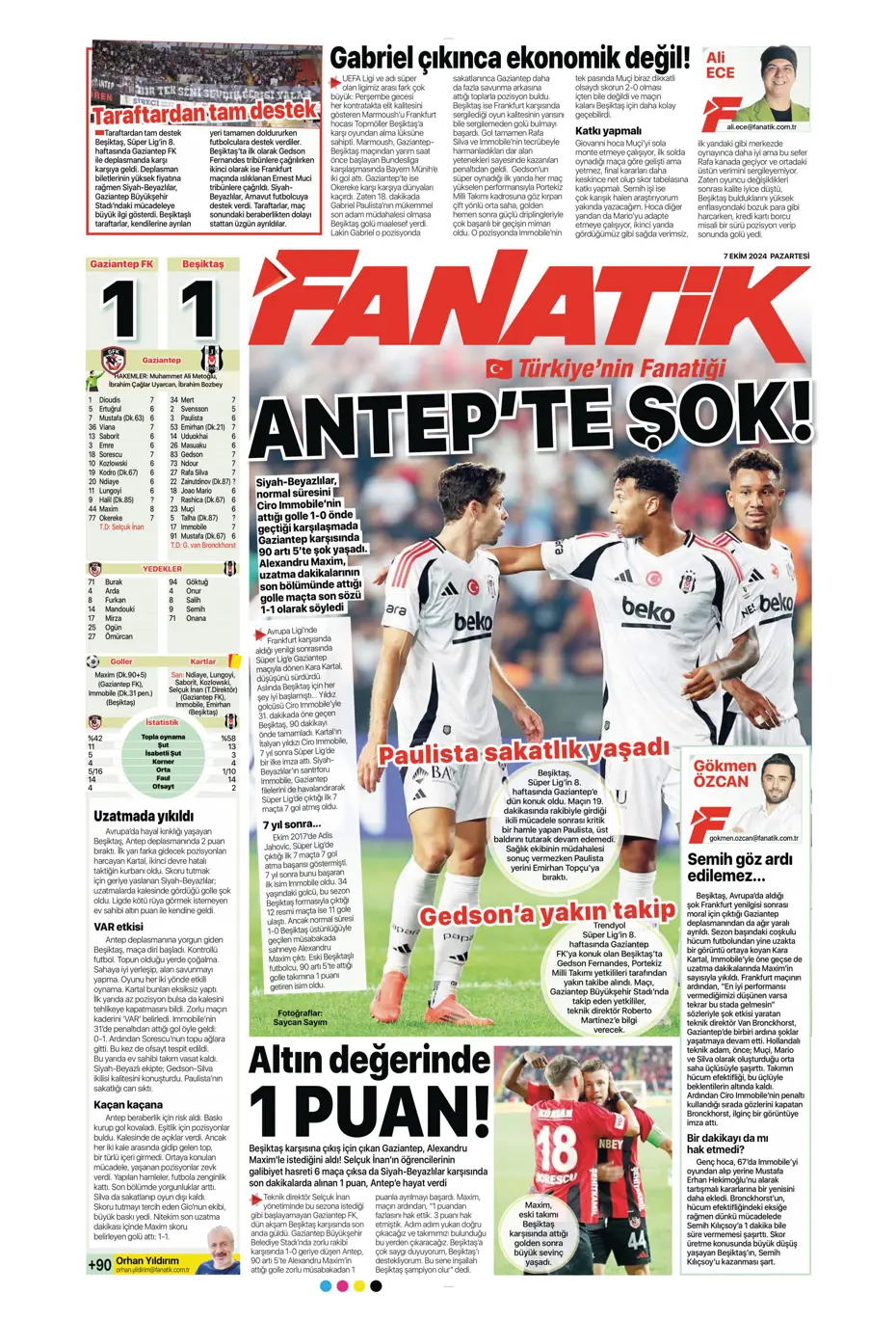 "Mourinho'dan Samsunspor'a yeni sistem" | Sporun manşetleri - 12