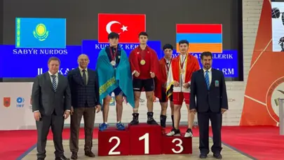 Milli halterci Kerem Kurnaz, dünya şampiyonu oldu