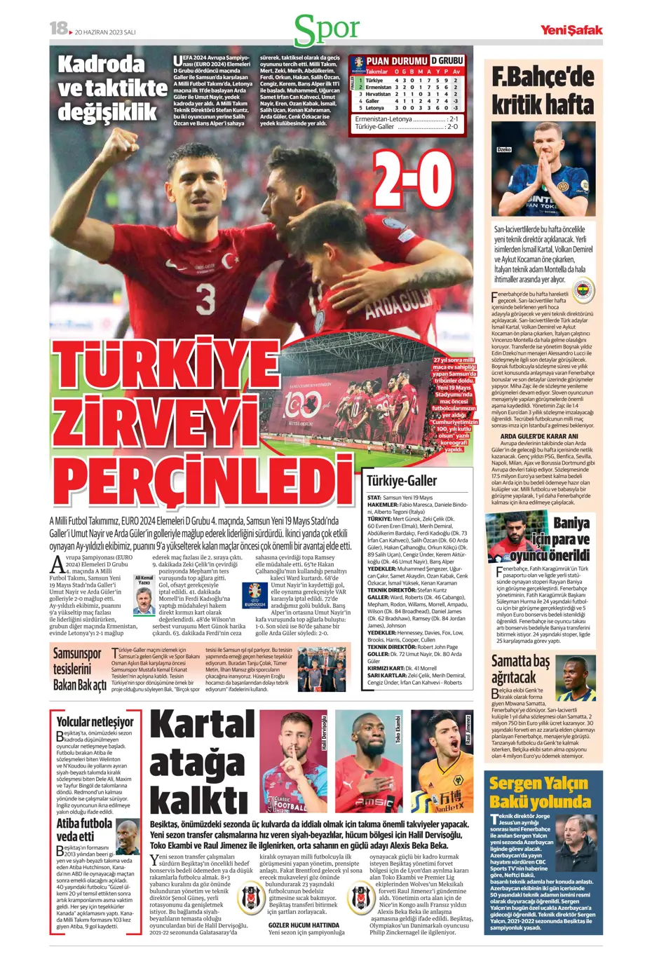 "Bekle bizi Almanya" | Sporun Manşetleri - 27