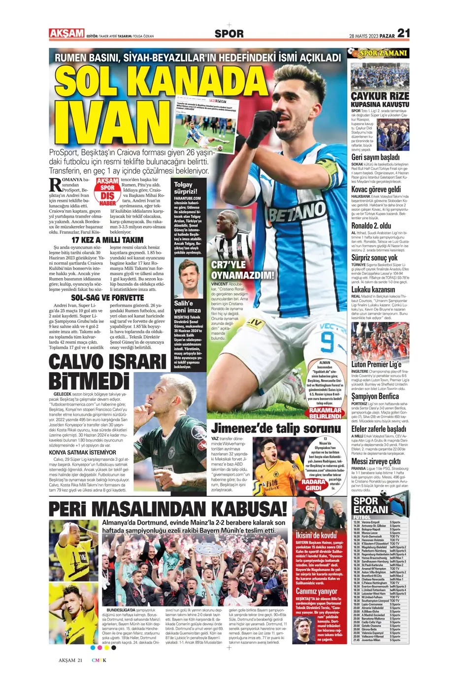 "Lukaku sürprizi" | Sporun manşetleri (28 Mayıs 2023) - 2