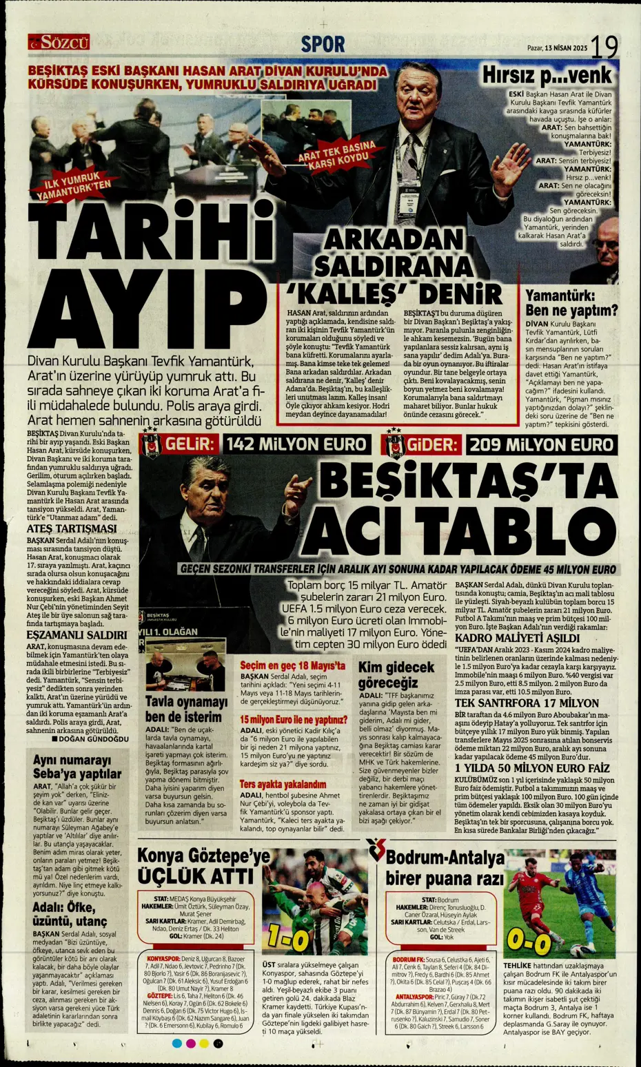 "Dzeko'nun yerine Müller" | Sporun manşetleri - 37