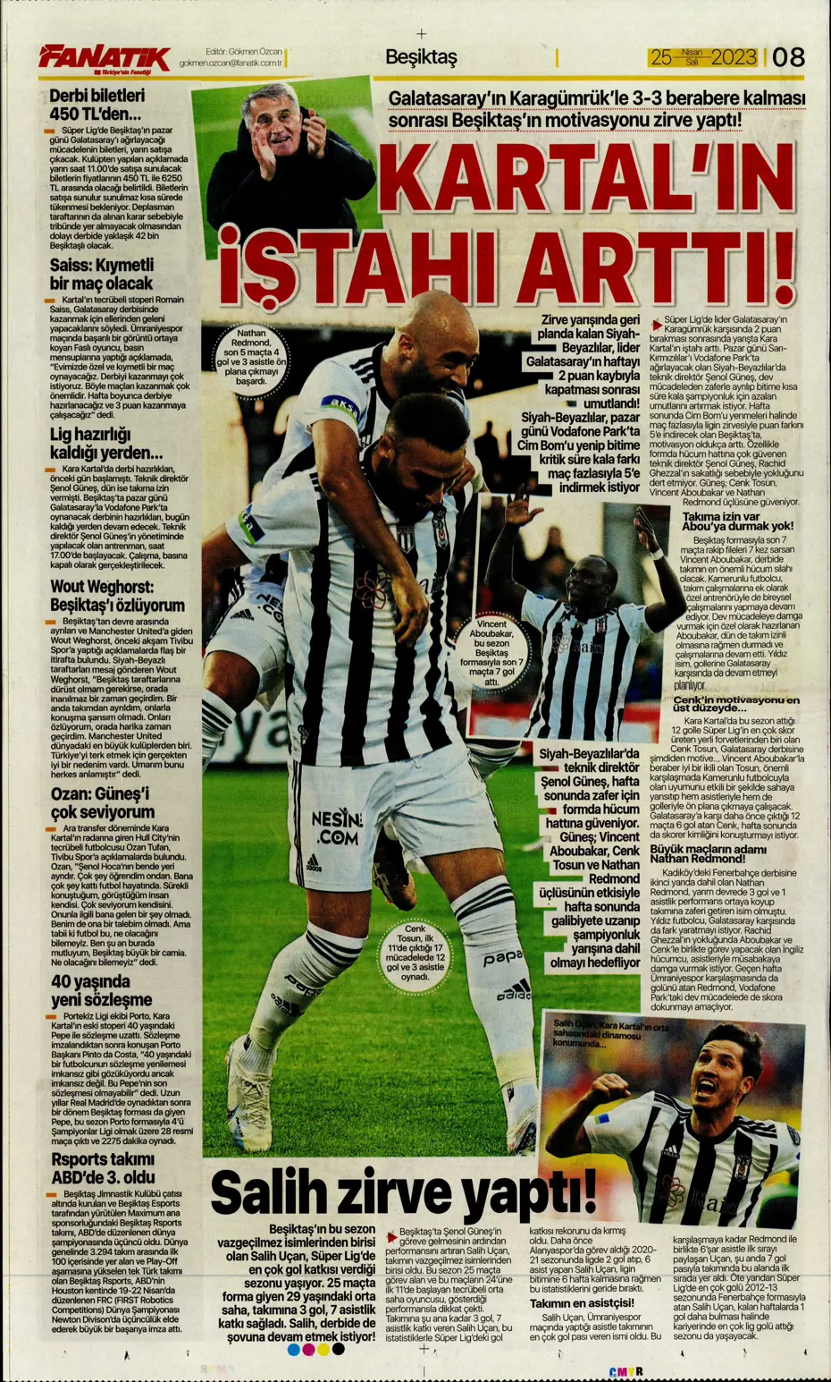 "Fenerbahçe fırsat tepti" | Sporun Manşetleri - 11 "Fenerbahçe fırsat tepti" | Sporun Manşetleri - 11