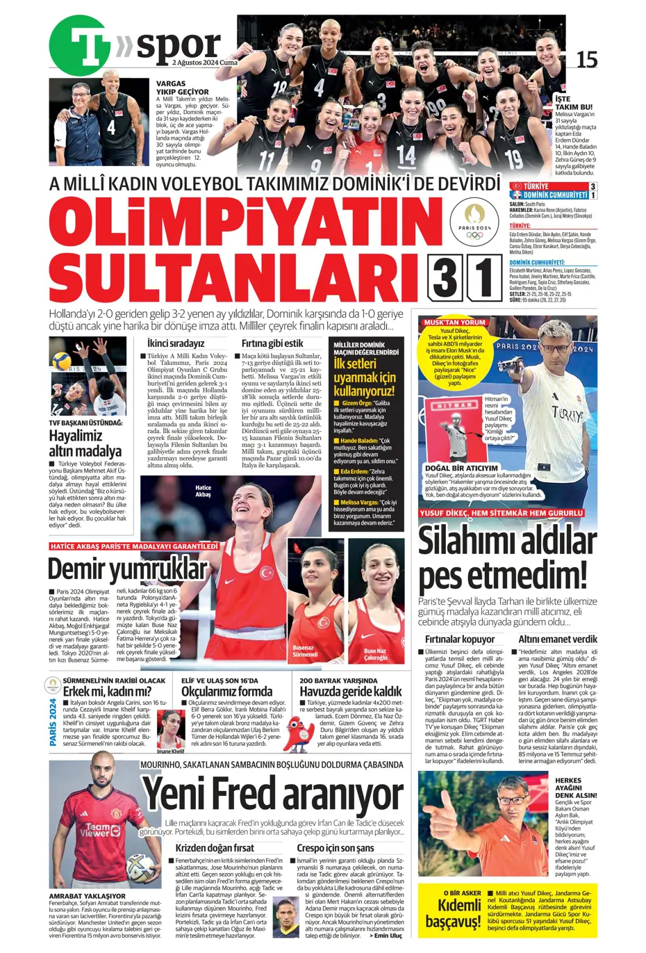 "Amrabat adım adım Kadıköy'e" | Sporun manşetleri - 34
