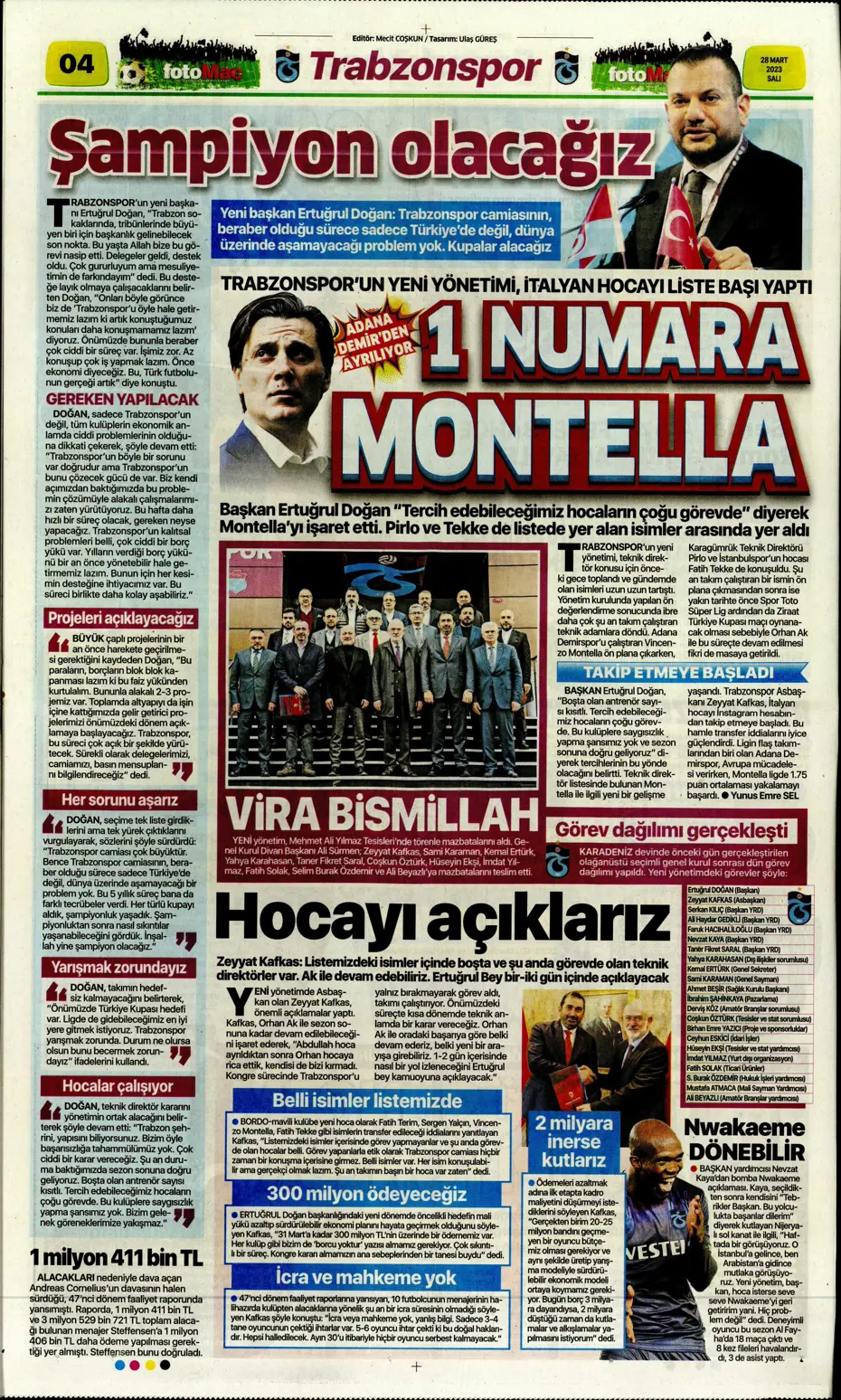 "Vurduğumuz gol olsun" - Sporun manşetleri - 13