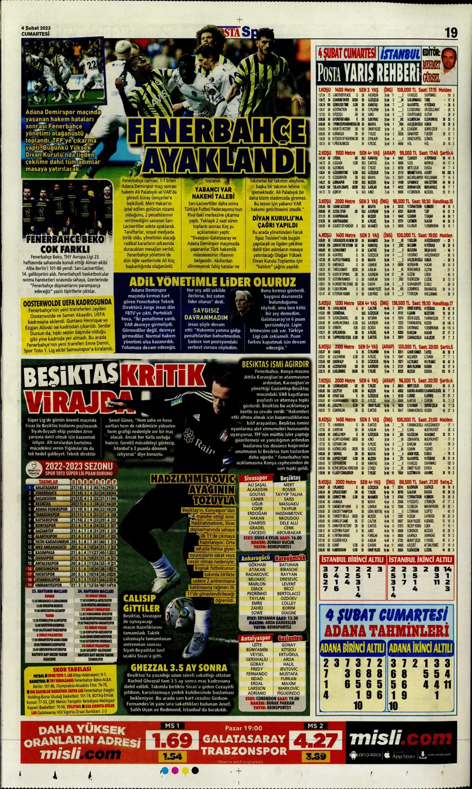 Sporun Manşetleri (4 Şubat 2023) - 26