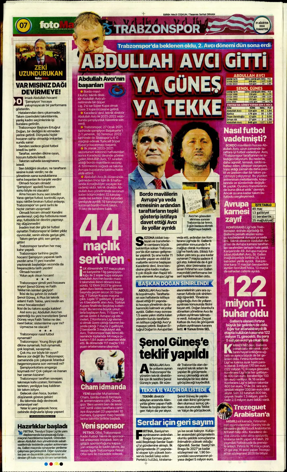 "Zirveye çek kaptan" | Sporun manşetleri (31 Ağustos 2024) - 11 "Zirveye çek kaptan" | Sporun manşetleri (31 Ağustos 2024) - 11
