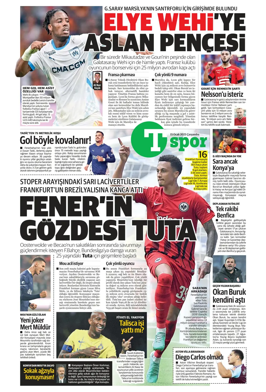 "Fenerbahçe'de yeni hedef Koki Machida" | Sporun manşetleri - 34