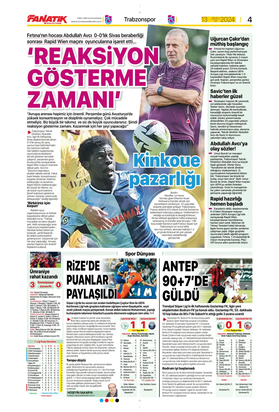 "Szymanski'ye 27 milyon euroluk teklif" | Sporun manşetleri - 7