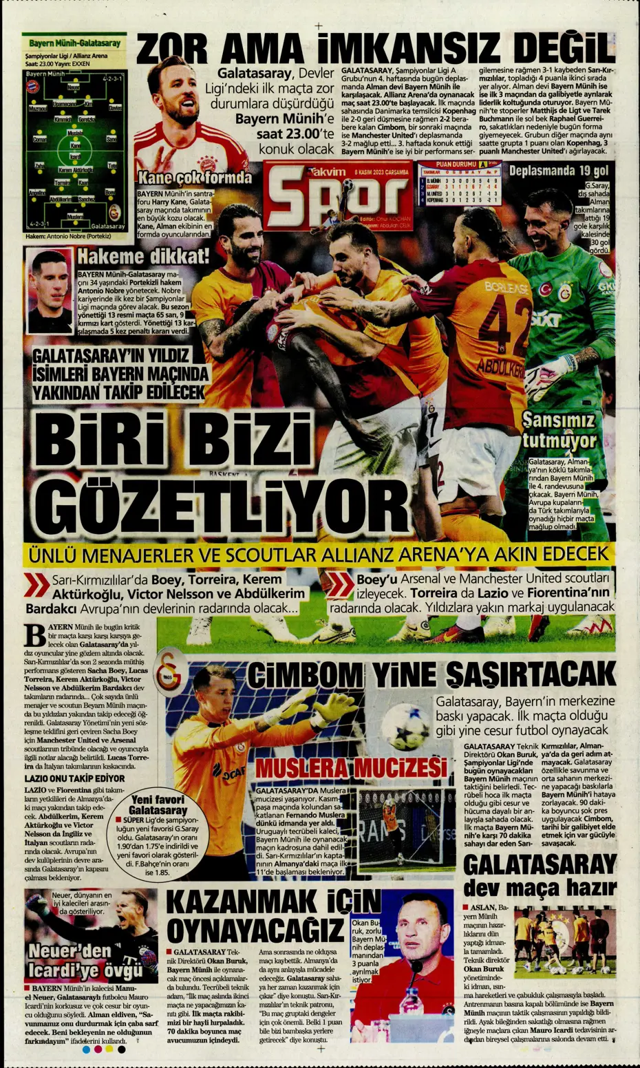 "Yeni MHK formülü" | Sporun manşetleri (8 Kasım 2023) - 30