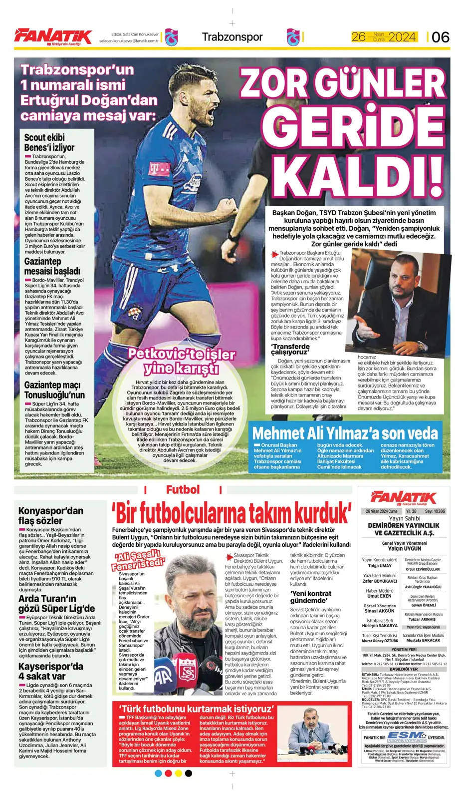 "Osayi Samuel'e 12 milyon euro" | Sporun manşetleri - 10