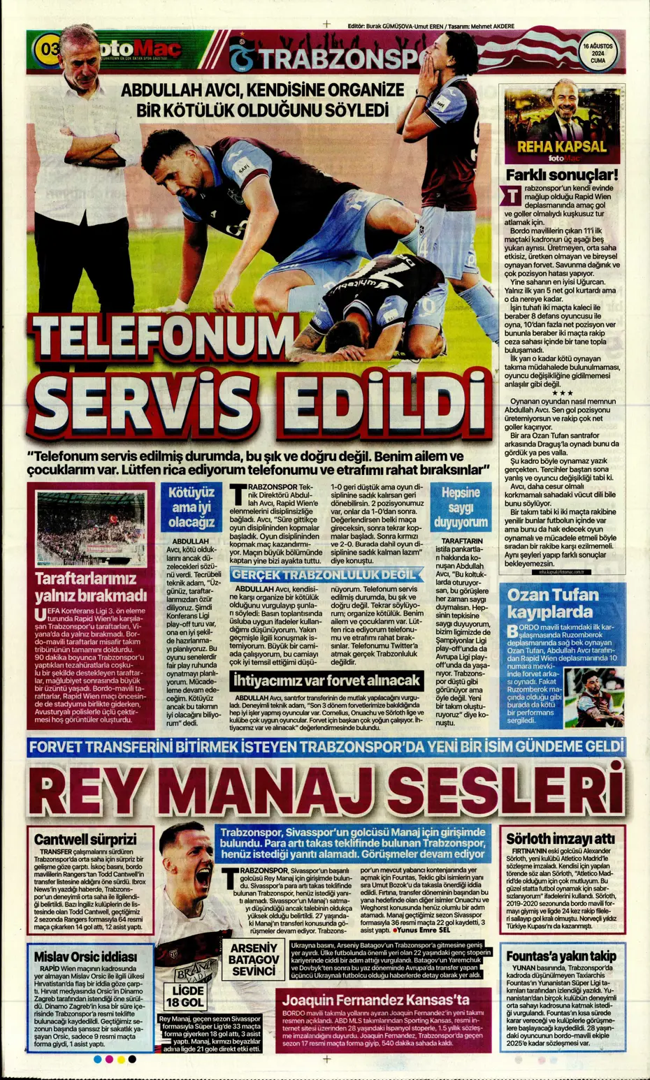 "Mateo Kovacic adım adım Fenerbahçe'ye" | Sporun manşetleri - 11 "Mateo Kovacic adım adım Fenerbahçe'ye" | Sporun manşetleri - 11