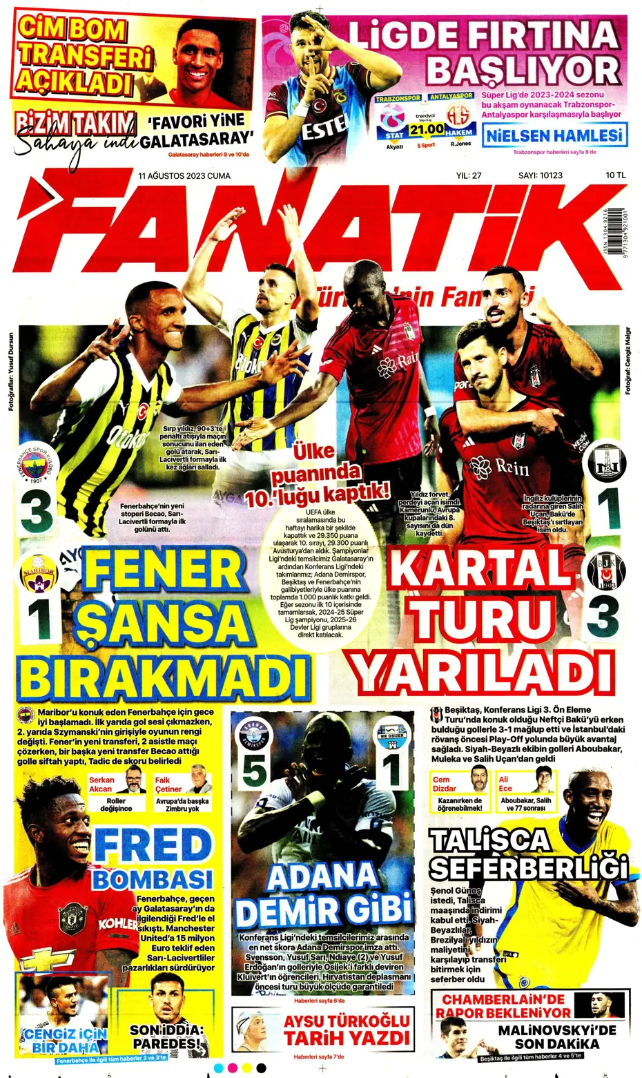 "Cengiz Ünder için yeni görüşme" | Sporun manşetleri (11 Ağustos 2023) - 4 "Cengiz Ünder için yeni görüşme" | Sporun manşetleri (11 Ağustos 2023) - 4