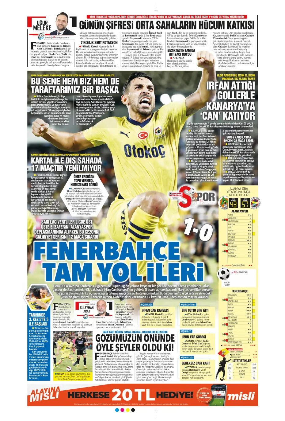 "Hesaplar Kahveci'den" | Sporun manşetleri (25 Eylül 2023) - 24