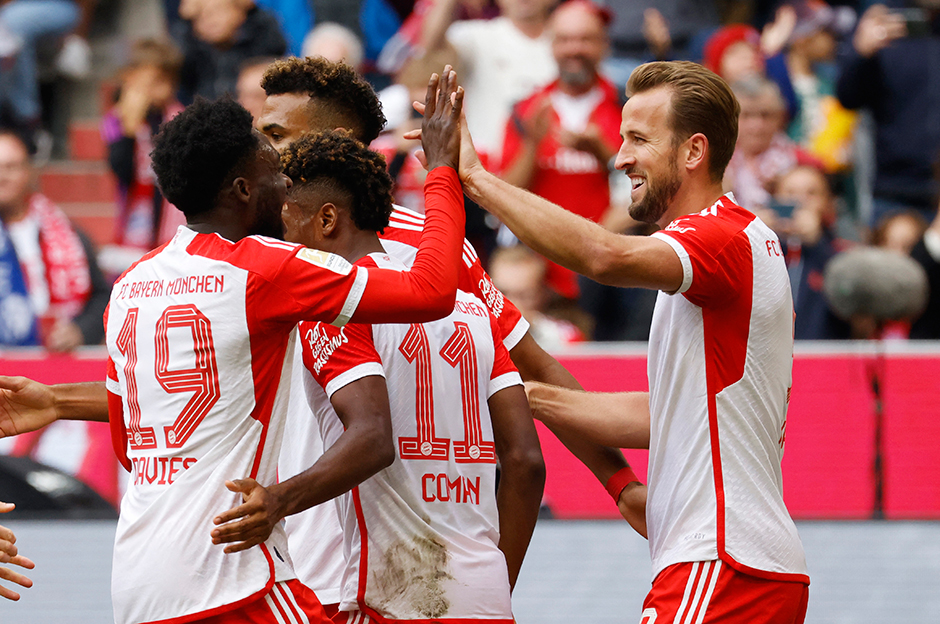 Bayern Münih'ten gol yağmuru: Harry Kane yine sahnede