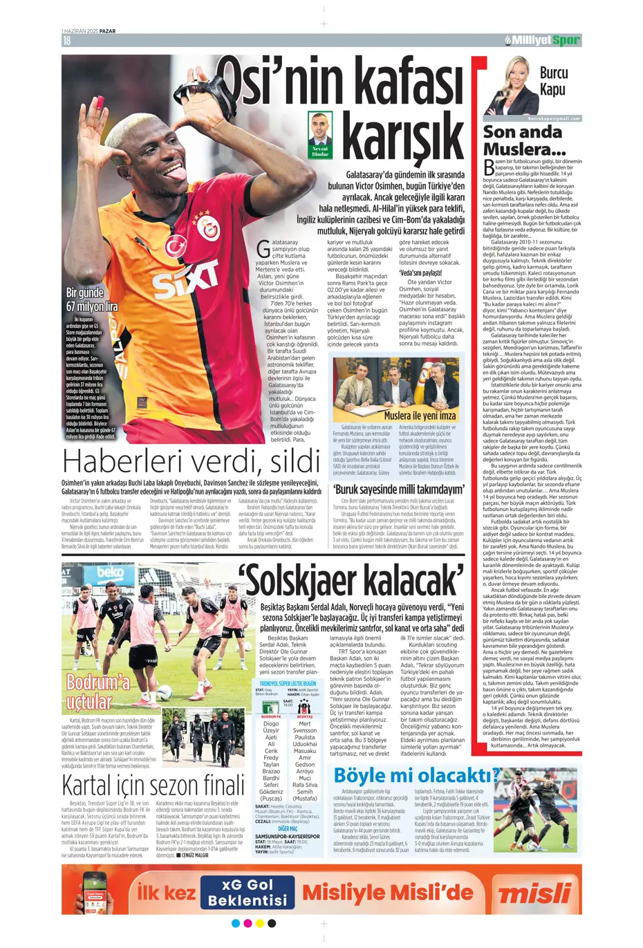 "Galatasaray'dan Lewandowski bombası" | Sporun manşetleri - 25