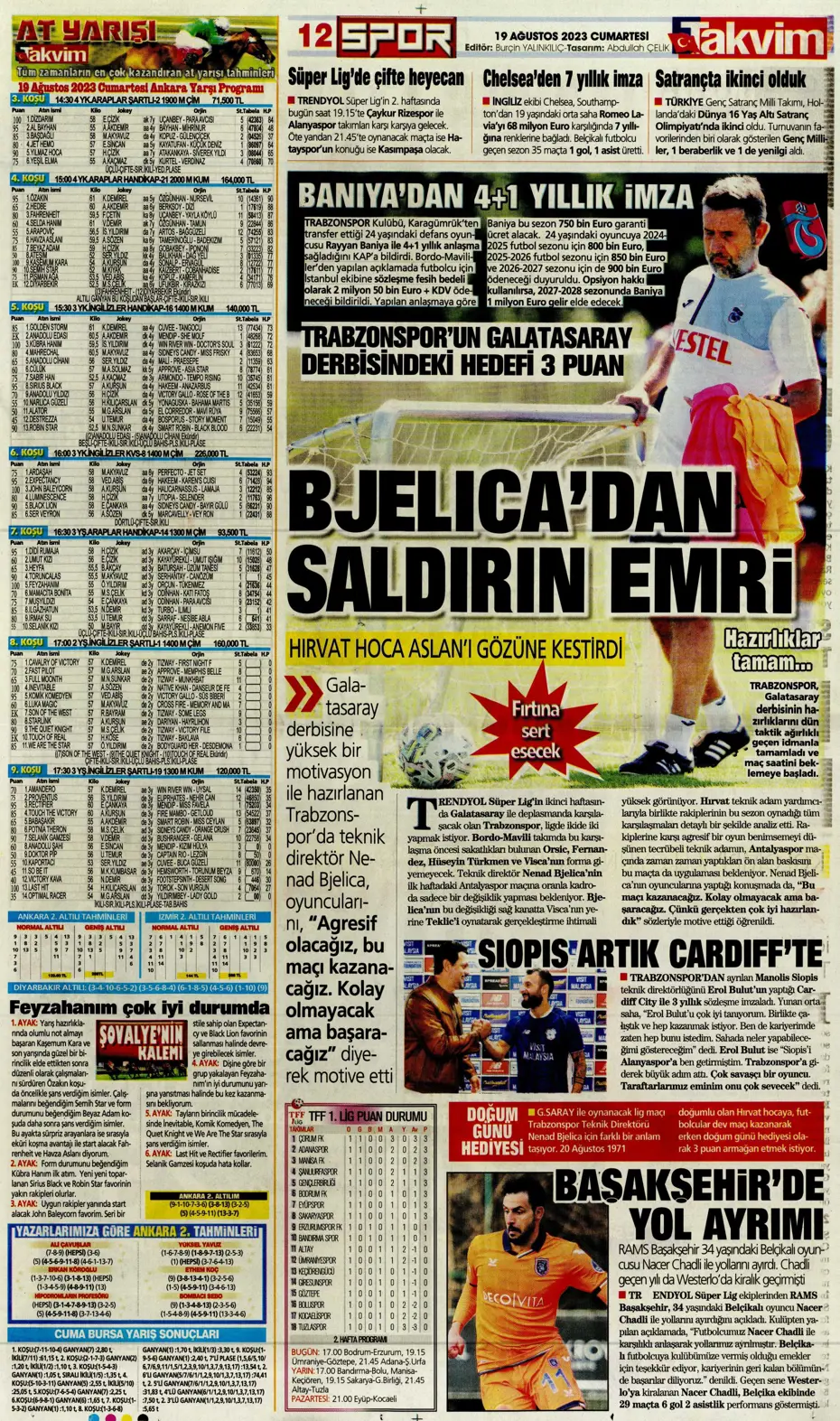 "Ramos'ta büyük kapışma" | Sporun Manşetleri (19 Ağustos 2023) - 35