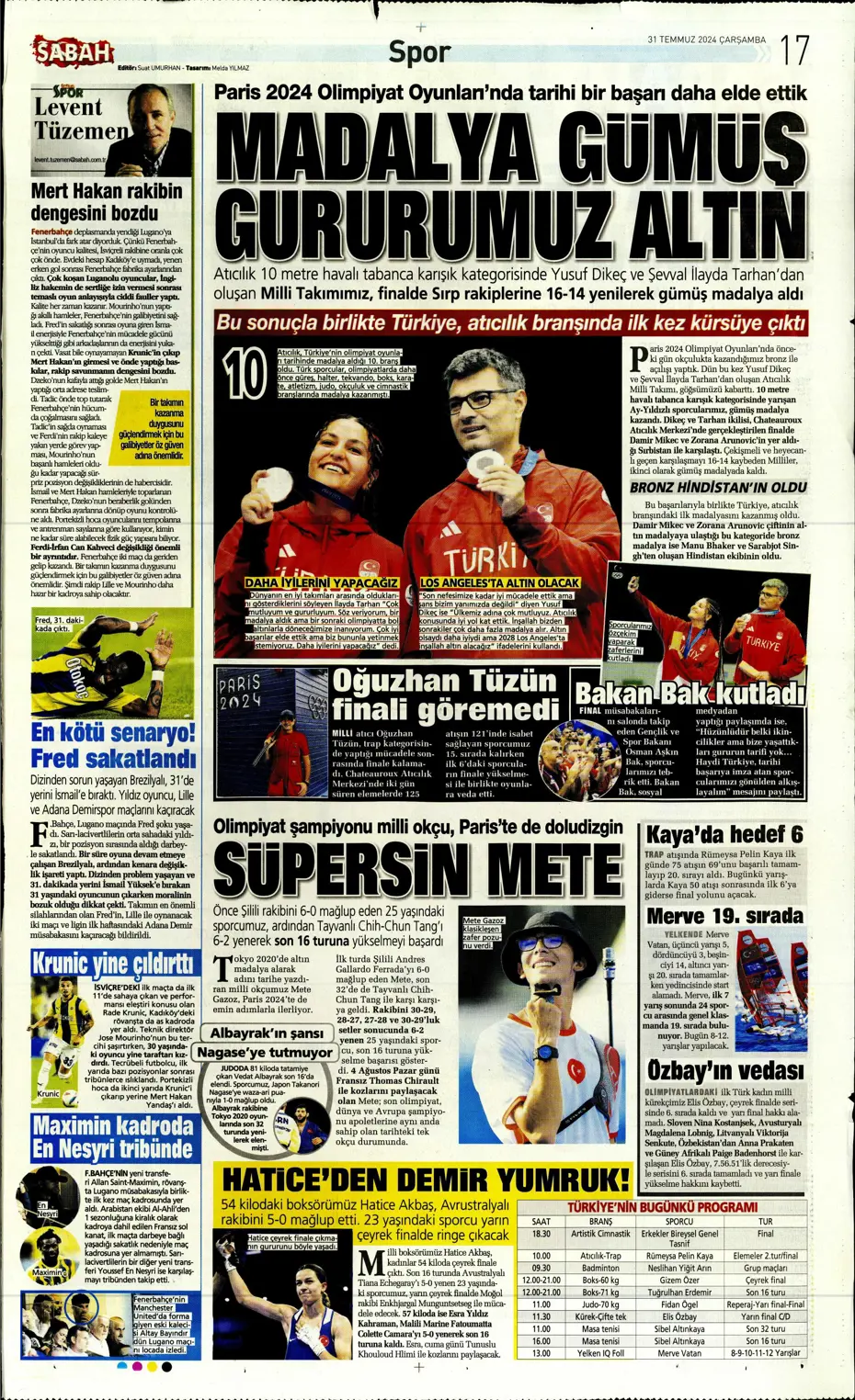"Galatasaray'da orta sahada kriz var" | Sporun manşetleri - 25