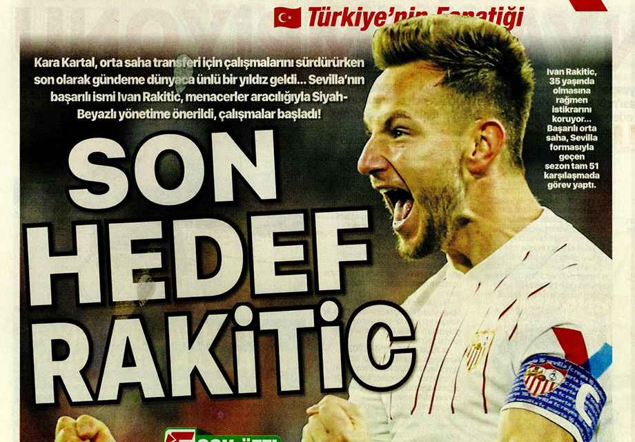 "Son hedef Rakitic" | Sporun manşetleri (26 Haziran 2023)