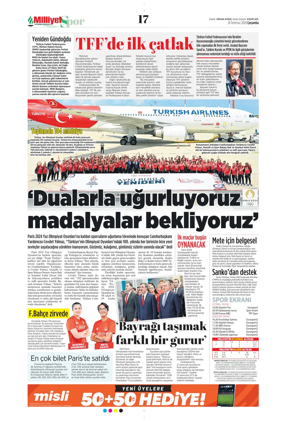 "Bu Fener'e dikkat edin" | Sporun manşetleri (24 Temmuz 2024) - 22 "Bu Fener'e dikkat edin" | Sporun manşetleri (24 Temmuz 2024) - 22