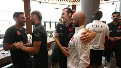 Milli mesai başlıyor: Futbolcular Riva'da toplandı