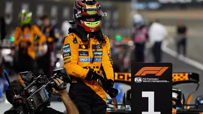 Bahreyn'de pole pozisyonu Oscar Piastri'nin