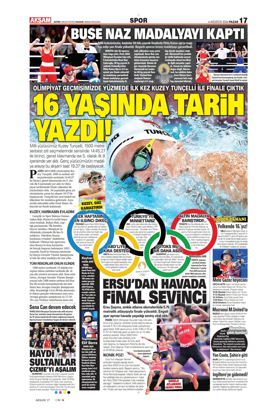 "Fenerbahçe'den nokta atışı transfer" | Sporun manşetleri - 5 "Fenerbahçe'den nokta atışı transfer" | Sporun manşetleri - 5