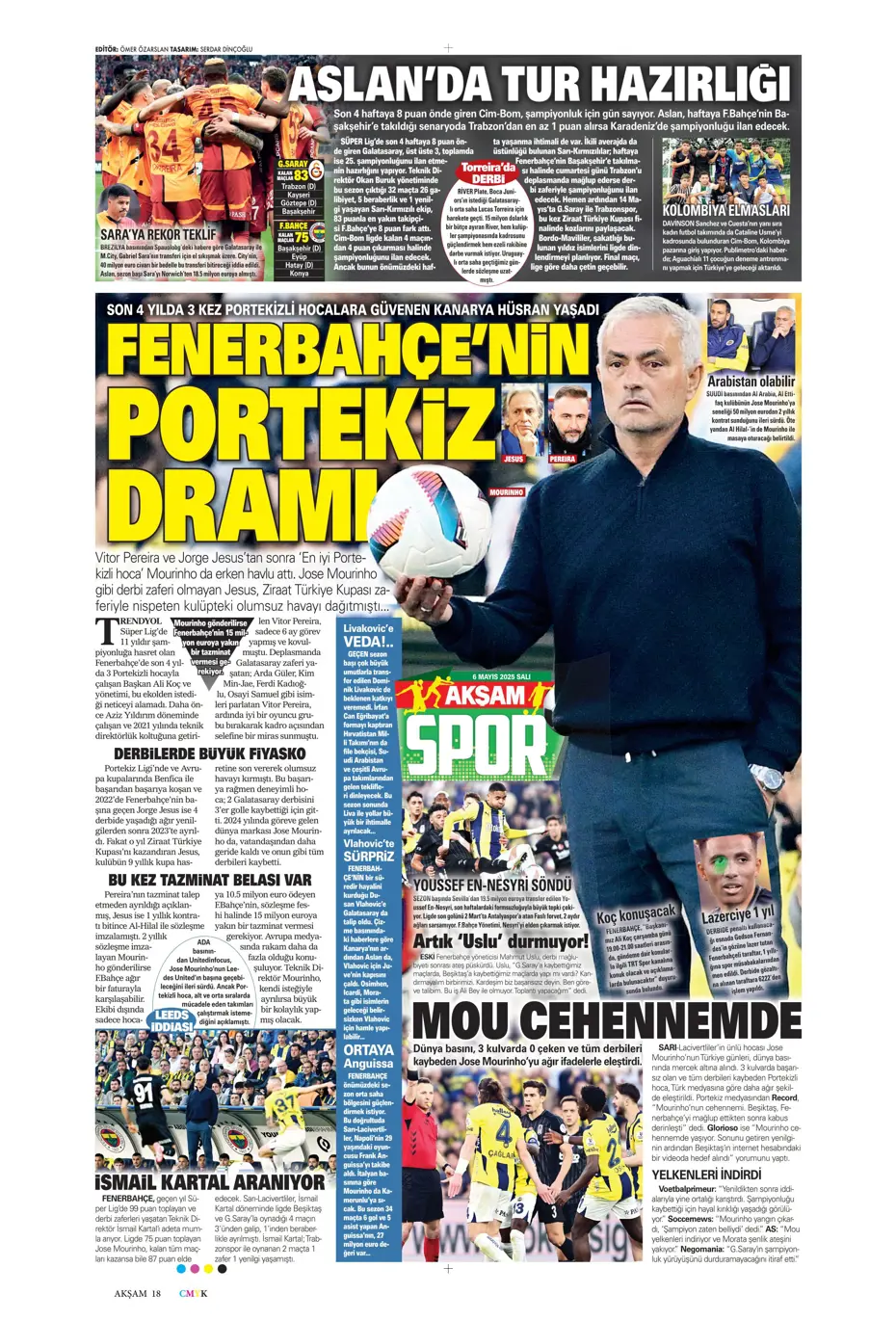 "Galatasaray'da tarihi hazırlık: Yer yerinden oynayacak" | Sporun manşetleri - 2