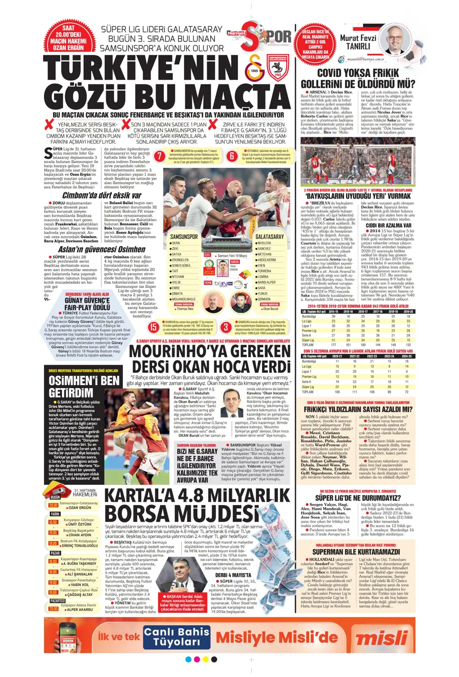 "Real Madrid'den Mourinho hamlesi" | Sporun manşetleri - 18