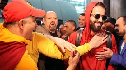 Galatasaray'a Ankara'da coşkulu karşılama