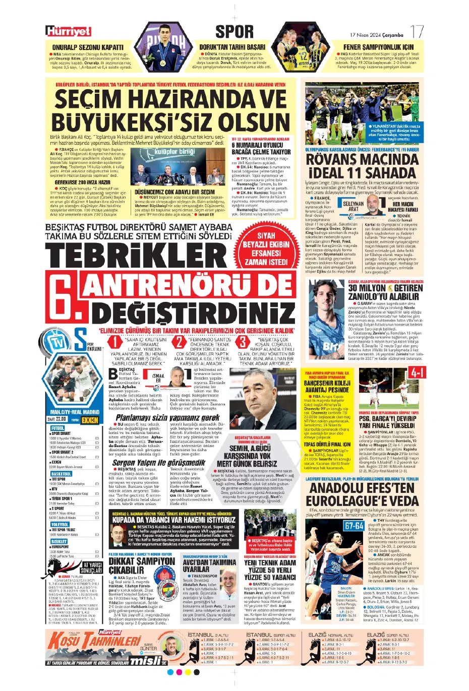 "Fenerbahçe ve Galatasaray'ın Barreiro kapışması" | Sporun manşetleri - 13