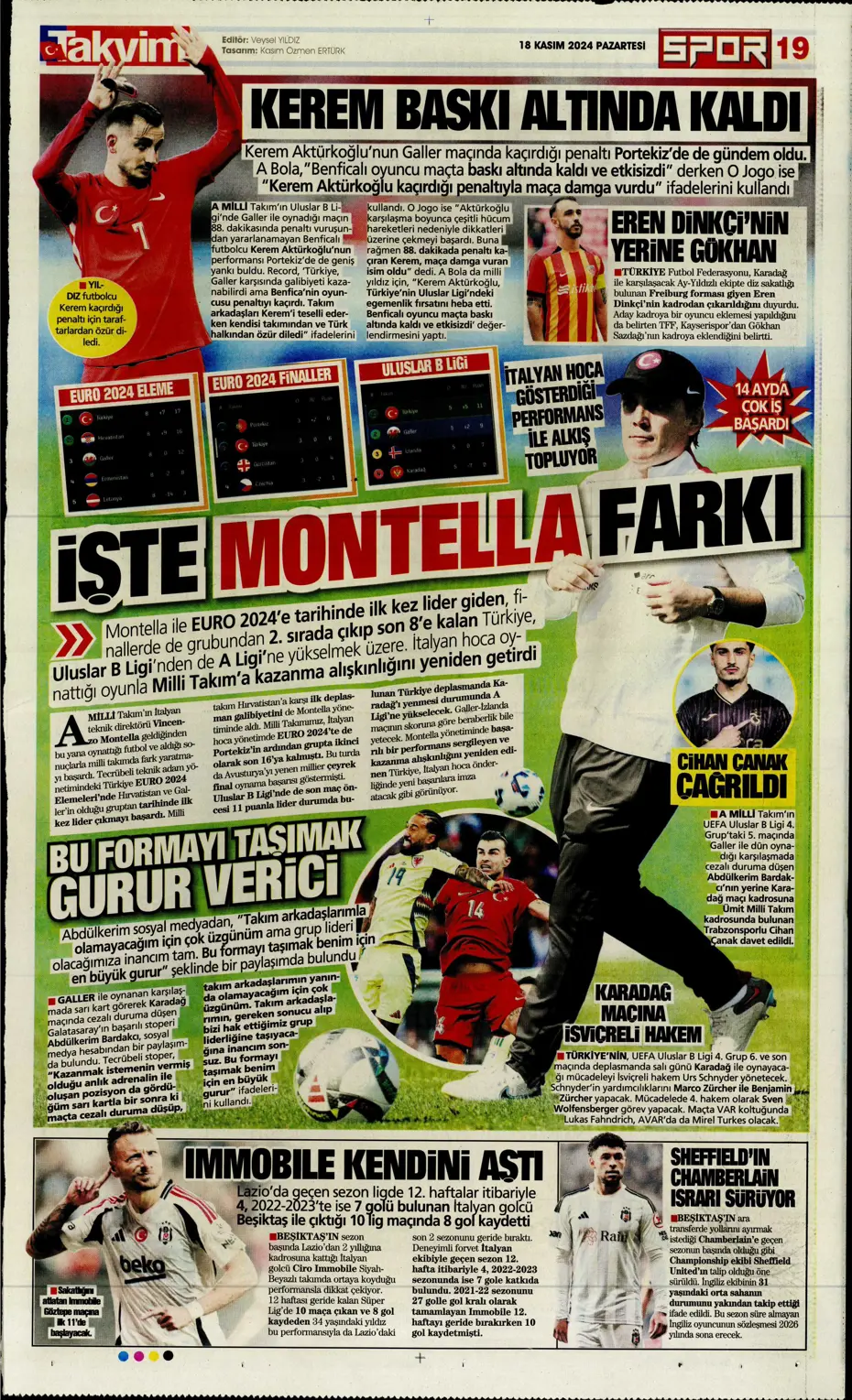 "Talisca olmazsa B planında 2 yıldız var" | Sporun manşetleri - 33