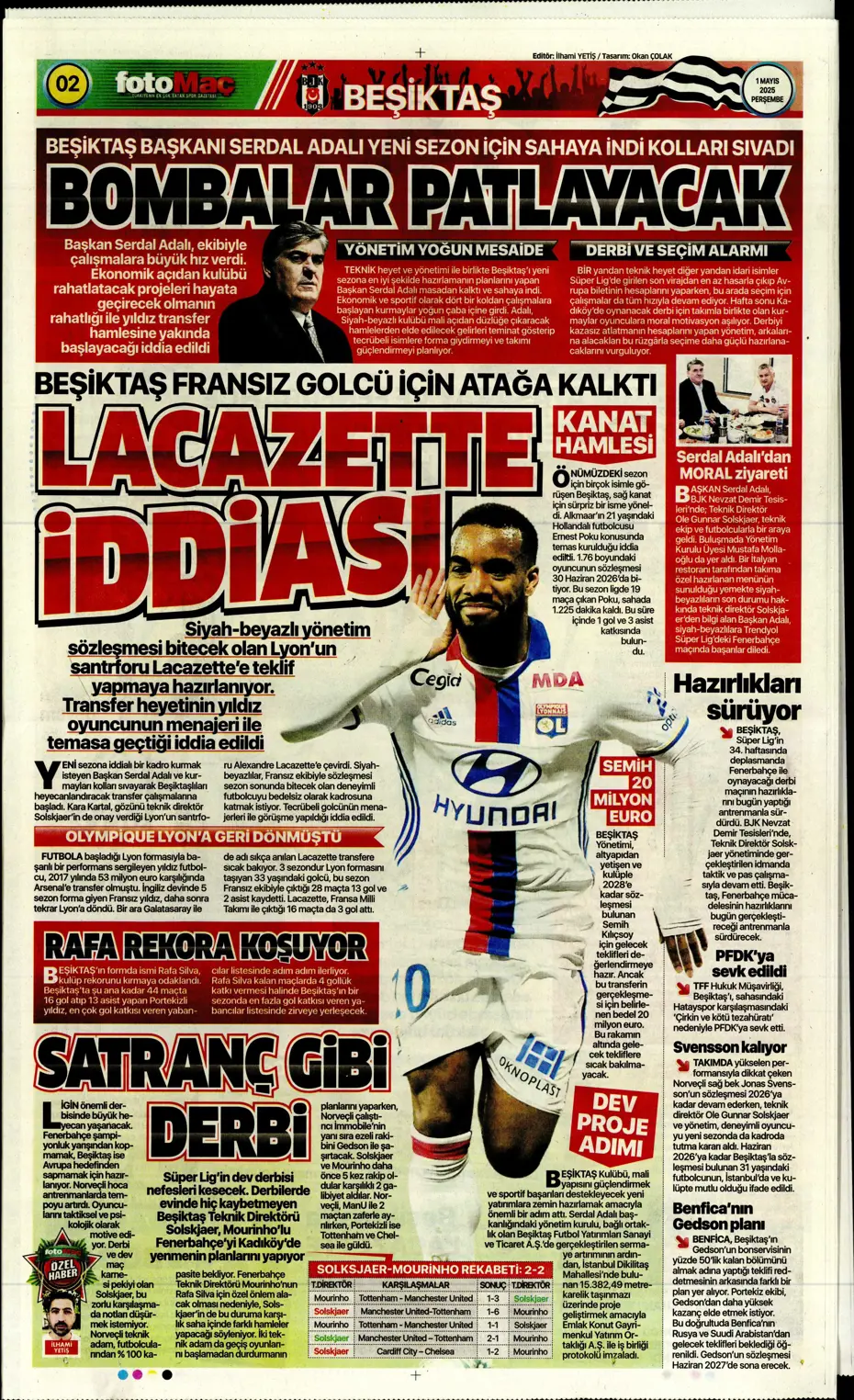 "Aslan'ın Sane planı" | Sporun manşetleri - 9
