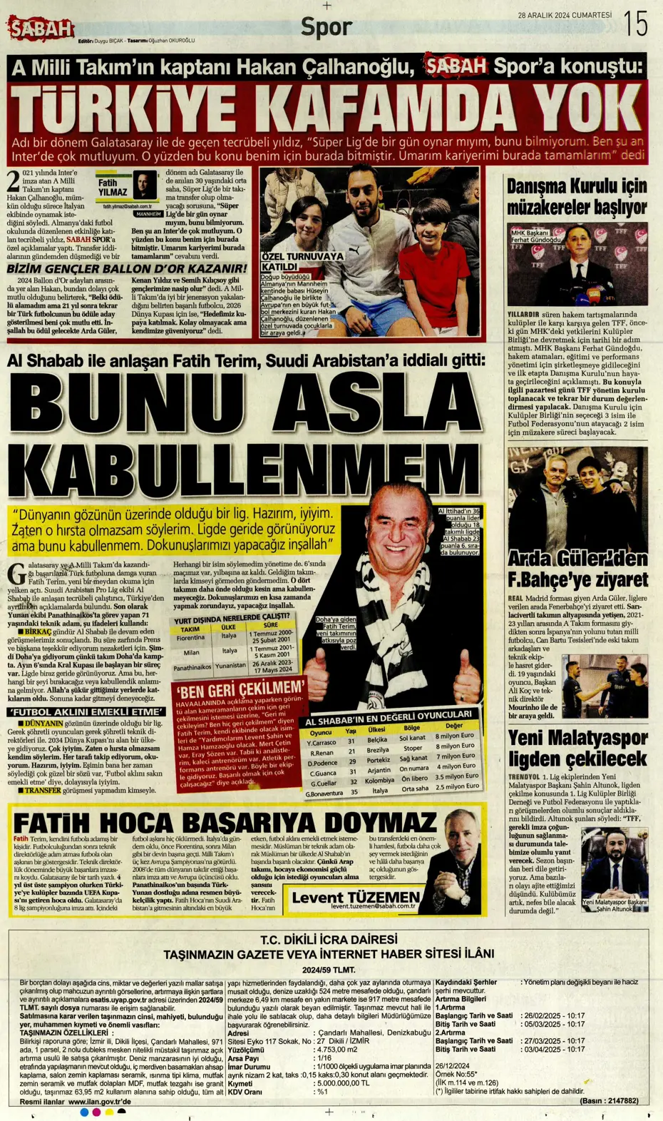 "Ronaldo'nun talebiyle En-Nesyri'ye 40 milyon euro" | Sporun manşetleri - 22