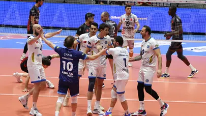 Arkas Spor, CEV Kupası'nda çeyrek finale yükseldi