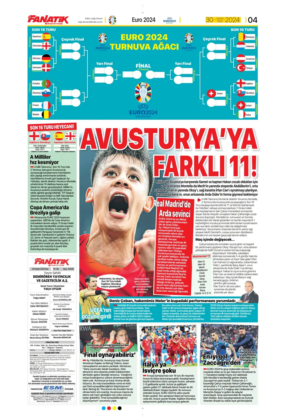 "Galatasaray'dan Goretzka seferi" | Sporun Manşetleri (30 Haziran 2024) - 7 "Galatasaray'dan Goretzka seferi" | Sporun Manşetleri (30 Haziran 2024) - 7