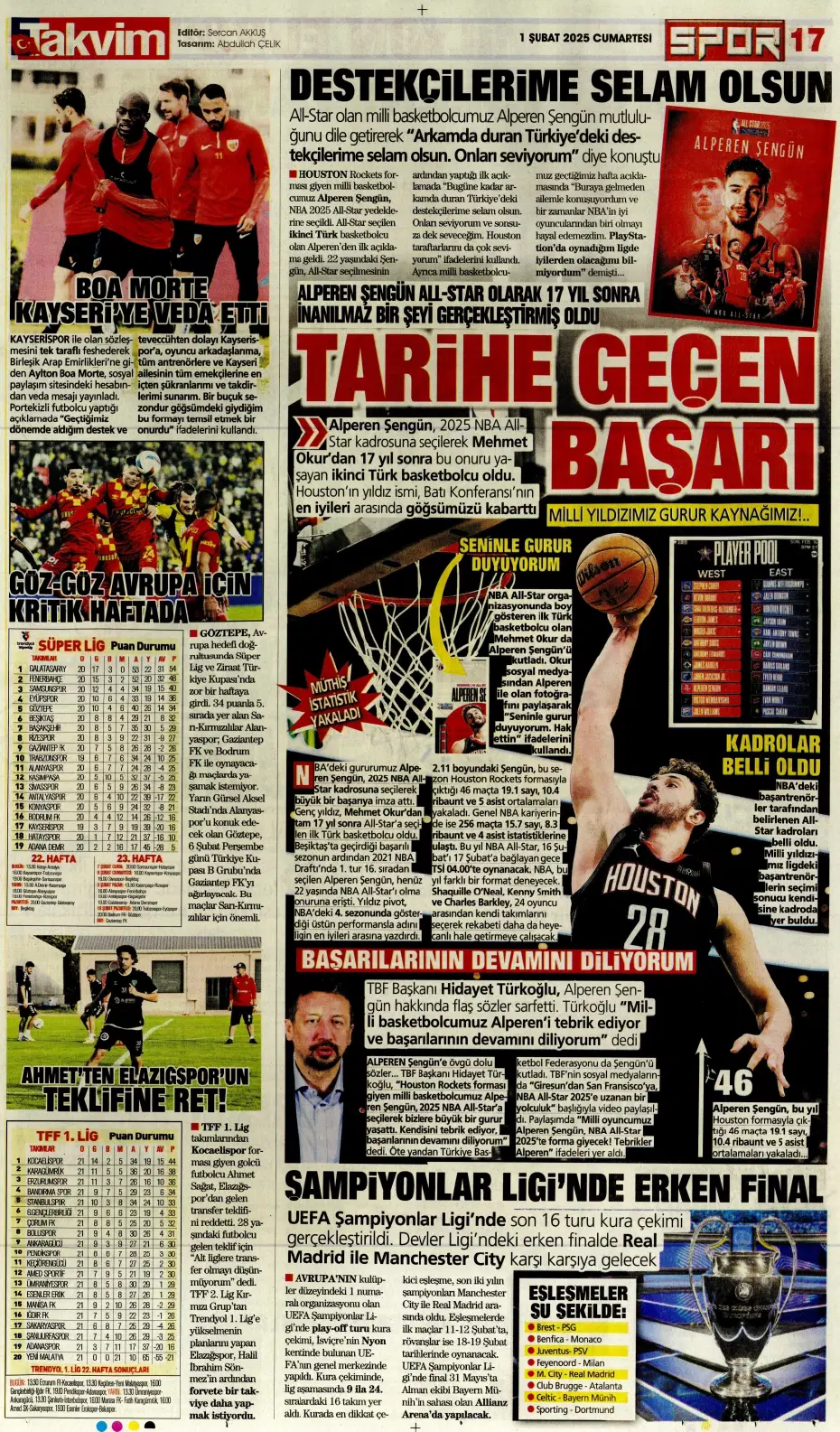 "Morata geliyor" | Sporun manşetleri - 24